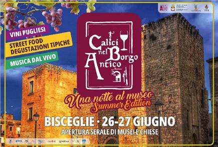 26-27/06: Pass Calici nel Borgo Antico 2026 a Bisceglie per 1 persona