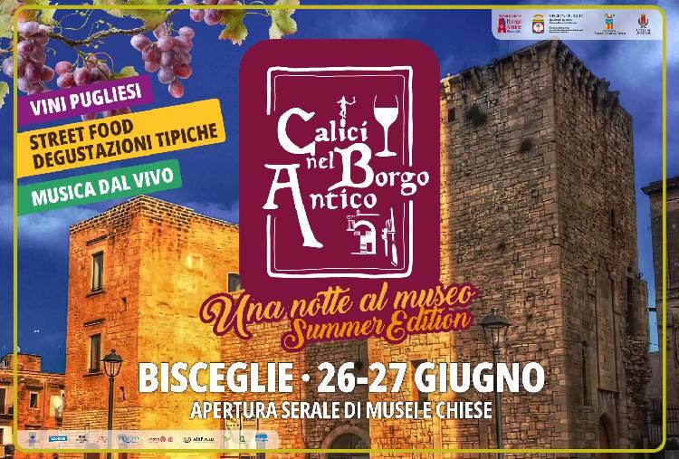 26-27/06: Pass Calici nel Borgo Antico 2026 a Bisceglie per 1 persona