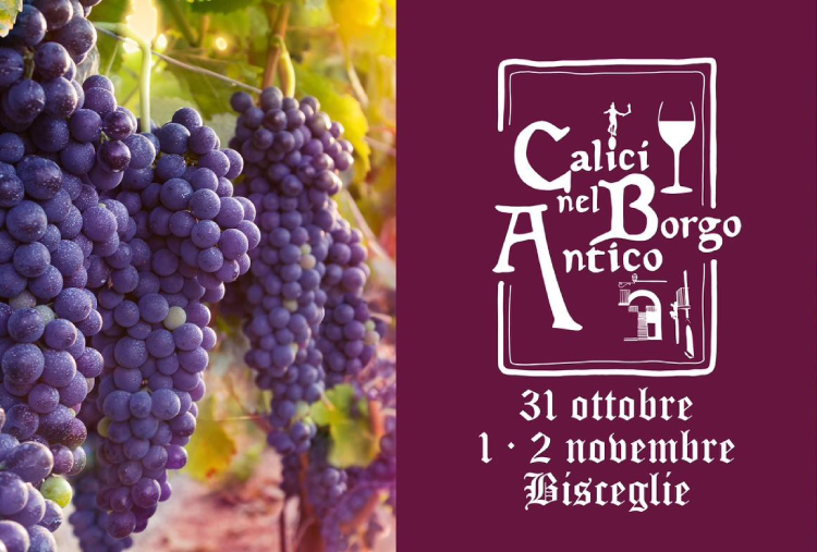 31/10 - 1-2/11: Pass Calici nel Borgo Antico 2025 a Bisceglie per 1 persona